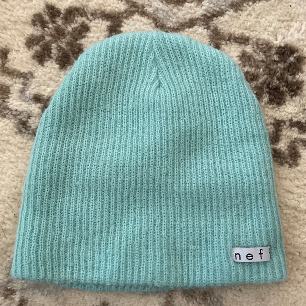 - Neff aqua beanie in good condition